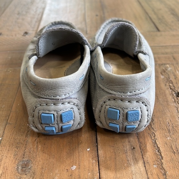 Jacadi Gray Leather moccasins - Picture 5 of 9